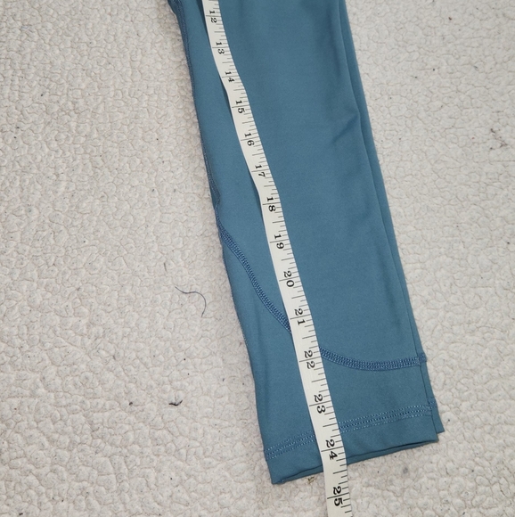 Zyia Blue Light N Tight Leggings Women's Size 4 Pockets Tummy Control, Cropped - Picture 7 of 7